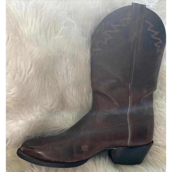 Ariat Sedona Men's Size 10.5 EE Brown Classic Leather Cowboy Western Boots - Picture 7 of 15